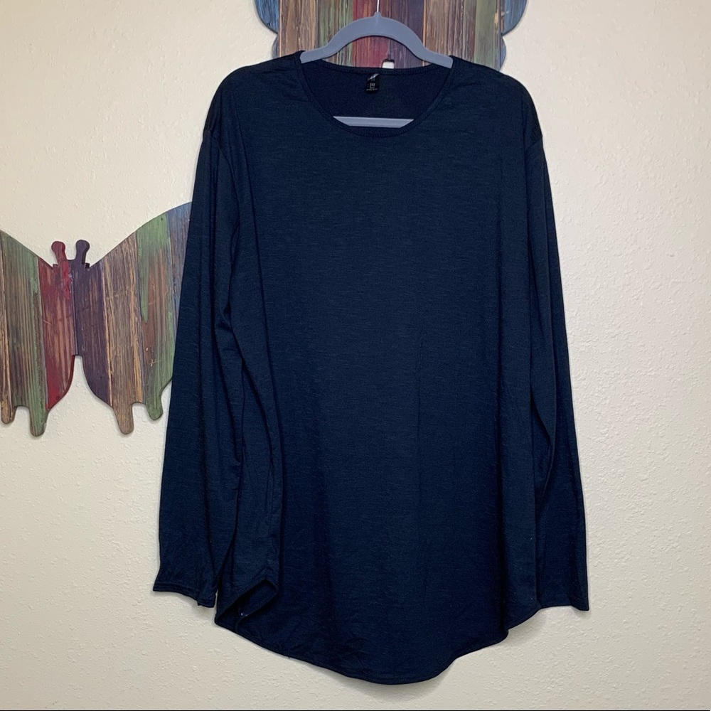 Liweike Black Long Sleeve Shirt